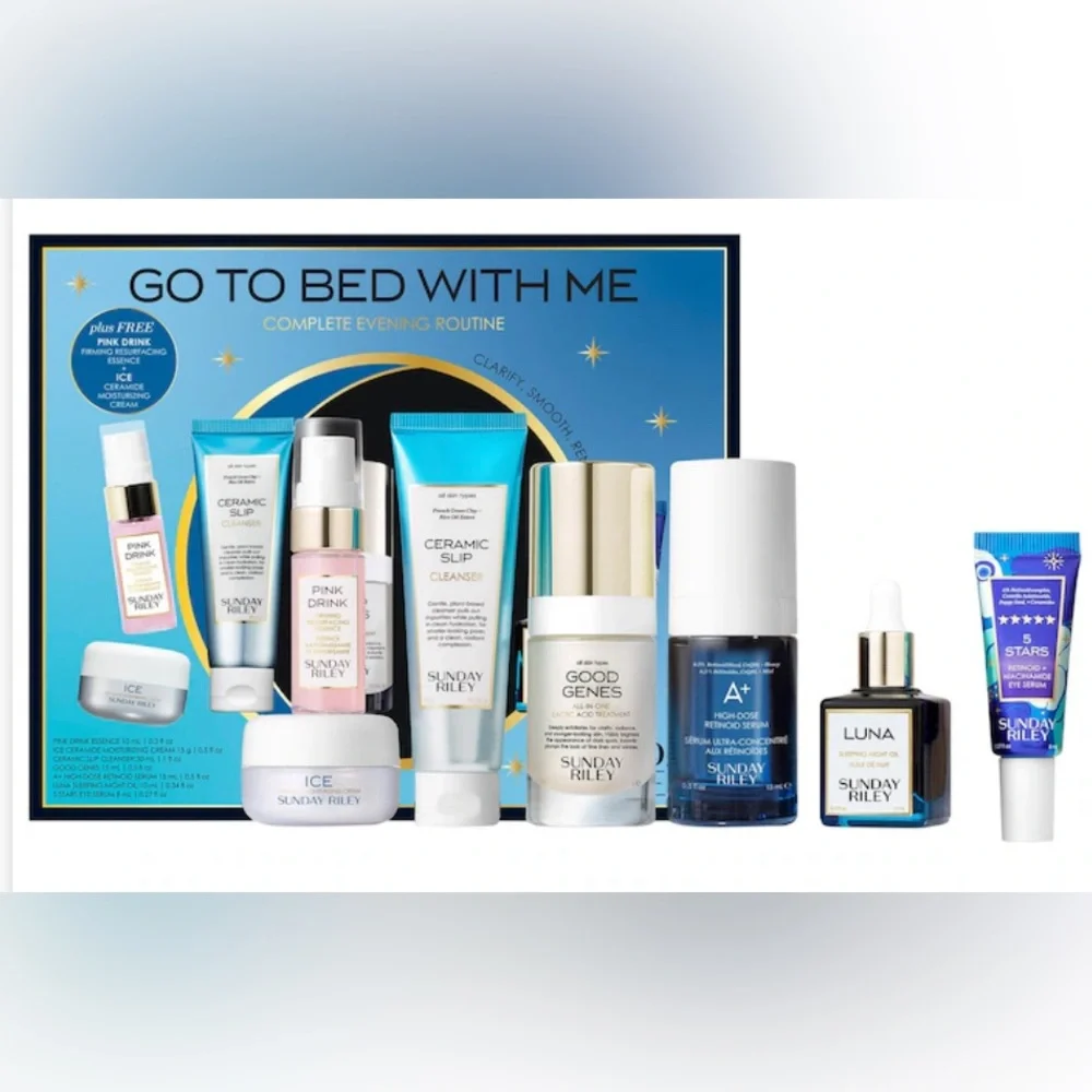 New Sunday Riley Go To Bed With Me Anti-Aging Night Routine